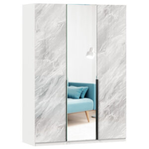 Гардероб Норд белый 3-дверный