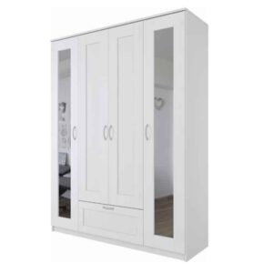 Սիրիուս (2դուռ/1դարակ/2հայելի դուռ) սպիտակ